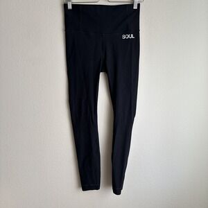 Lululemon SoulCycle Tight Stuff Tight II Women 8 Black High Rise Compression 25"